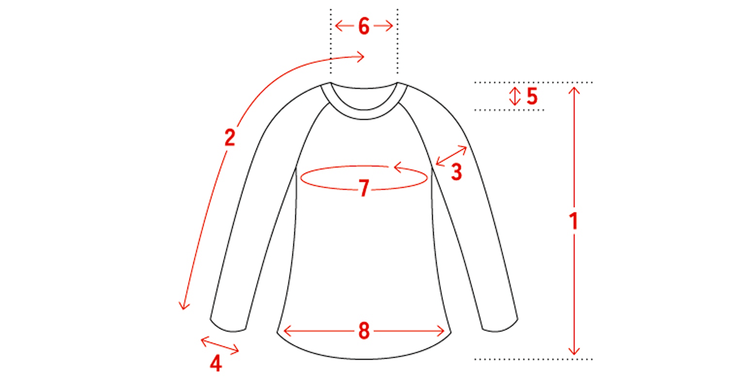 ラグランスリーブ 図柄