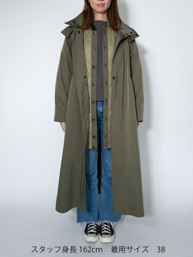 美品】【lelill】3WAYバックタックモッズコート2022AW - モッズコート