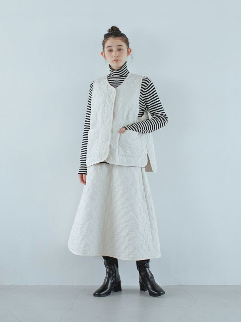 ソソット(sosotto) | 【オリジナル幾何学模様】キルティングスカート/レディースファッションの通販