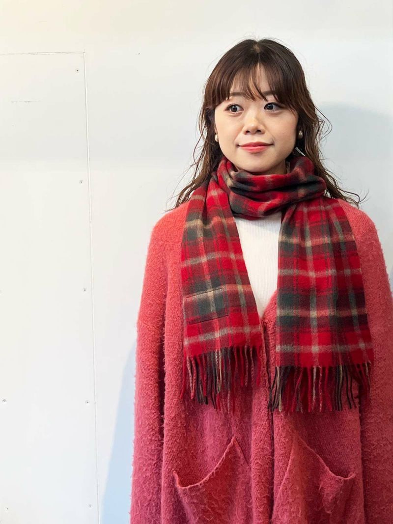 Harristweed Lowrider】ウール ずぼら チェック柄 ピーコート 美品