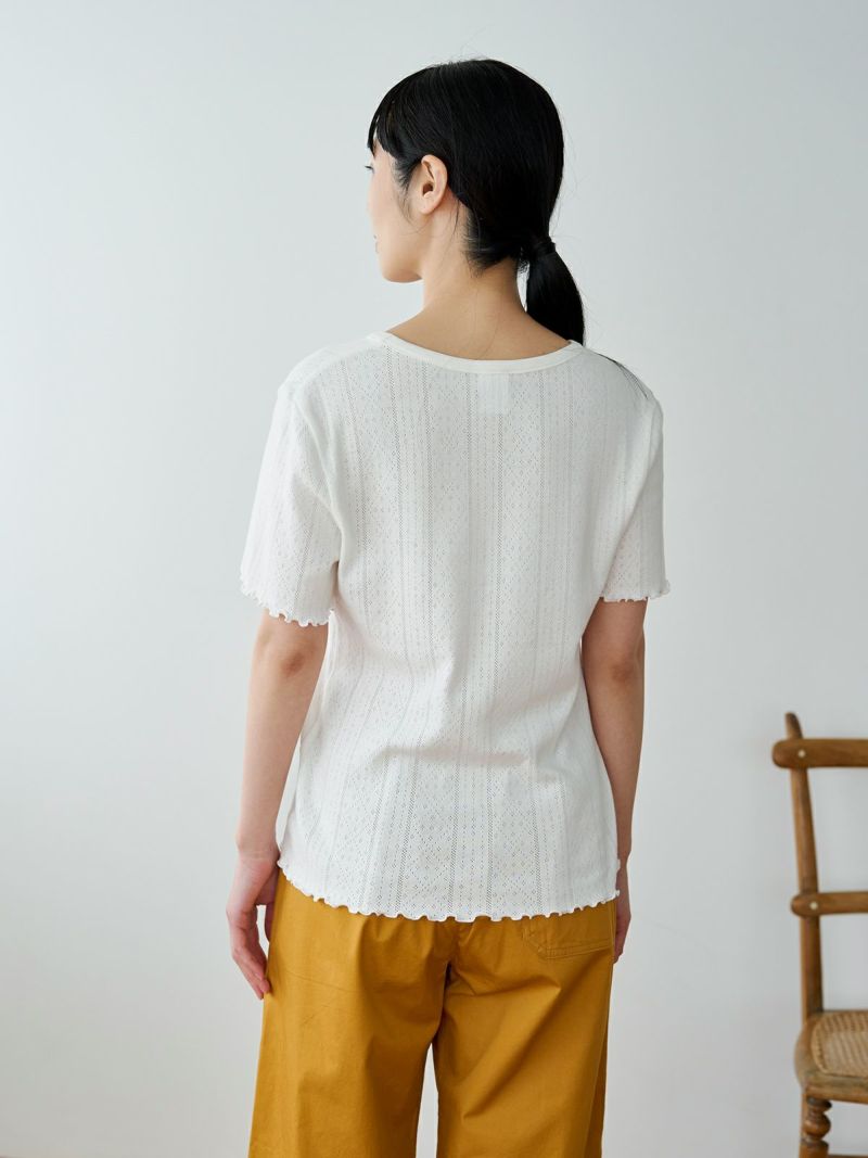 Pont de Chalons (ポンデシャロン) | パターンメッシュキャミ (gray) | トップス キャミ シンプル ラスト1点】パターンメッシュ＜キャミソール＞ PONT DE CHALONS