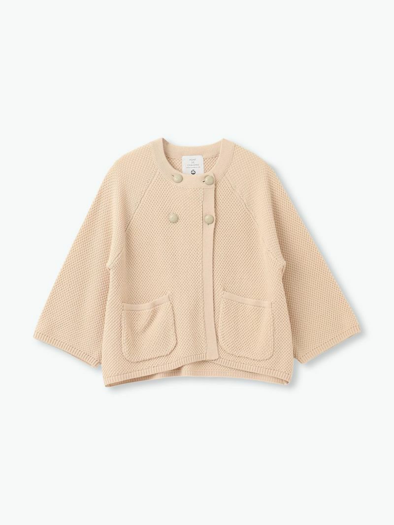 nime購入 ポップコーン編み アウター nime購入 ポップコーン編み アウター