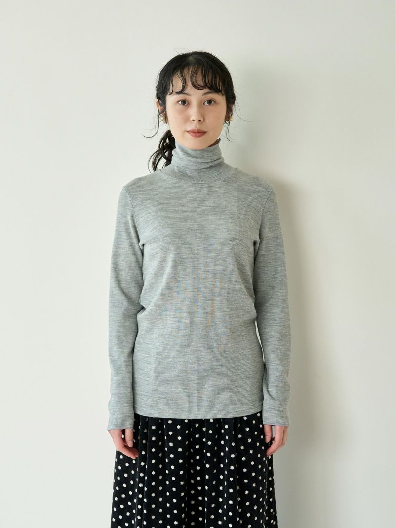 //【定価1.2万】ポンデシャロン PONT DE CHALONS *ウールブレンドタートルニットセーター*Fプルオーバー(1-2310-317)【03J32】 タートルネックプルオーバー PONT DE CHALONS ポンデシャロン
