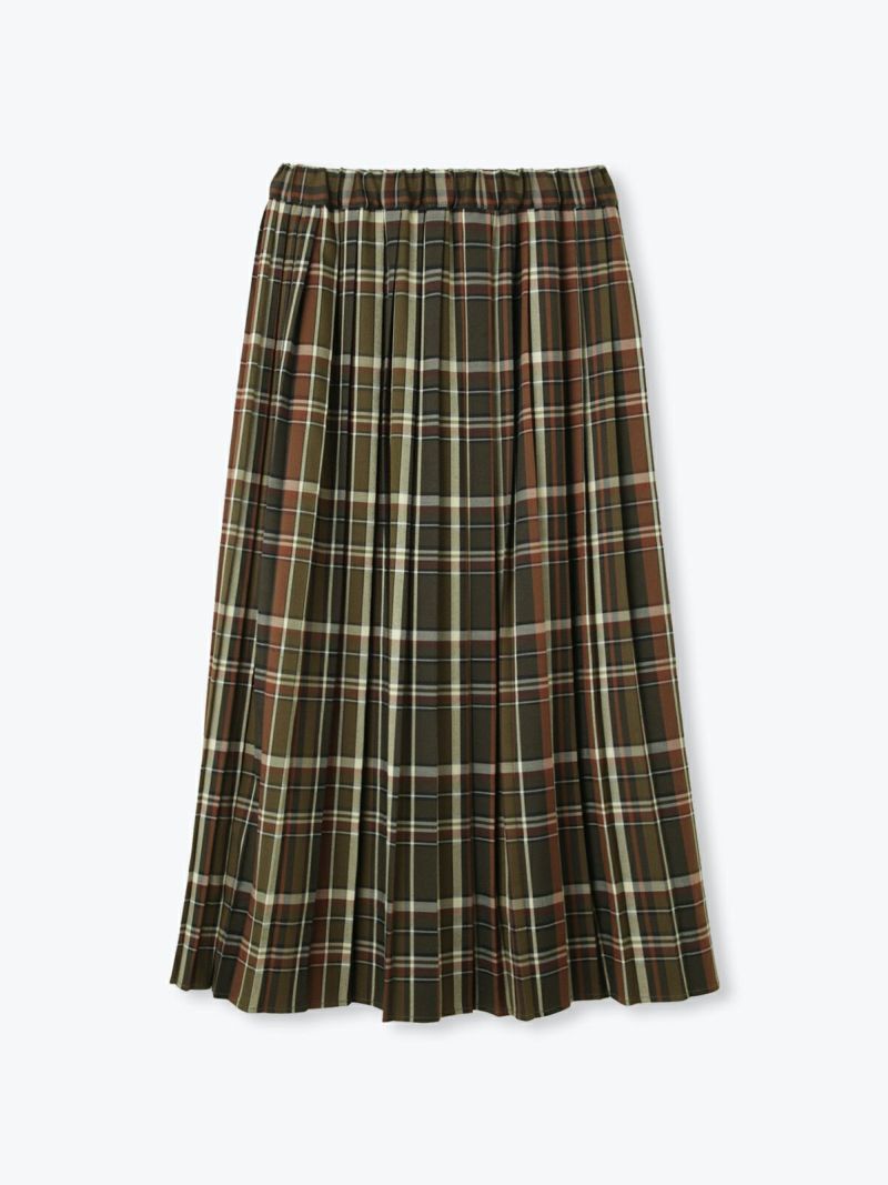 【タグ付き】sosotto リネンライク 切り替え プリーツスカート タグ付き】sosotto リネンライク 切り替え プリーツスカート