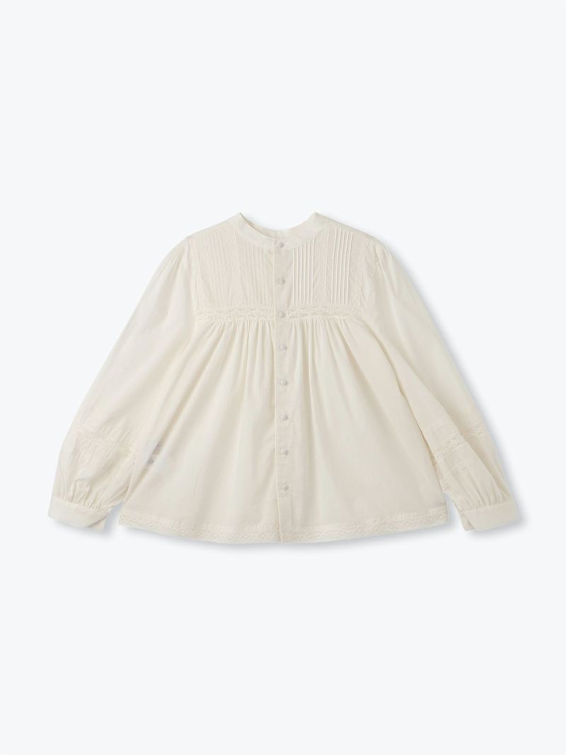 2WAYレースハイネックブラウス PONT DE CHALONS ポンデシャロン
