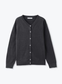 PONT DE CHALONS ポンデシャロン リネンカーディガン 【新品】 リネンコットン5分袖刺繍釦カーディガン PONT DE CHALONS ポンデ