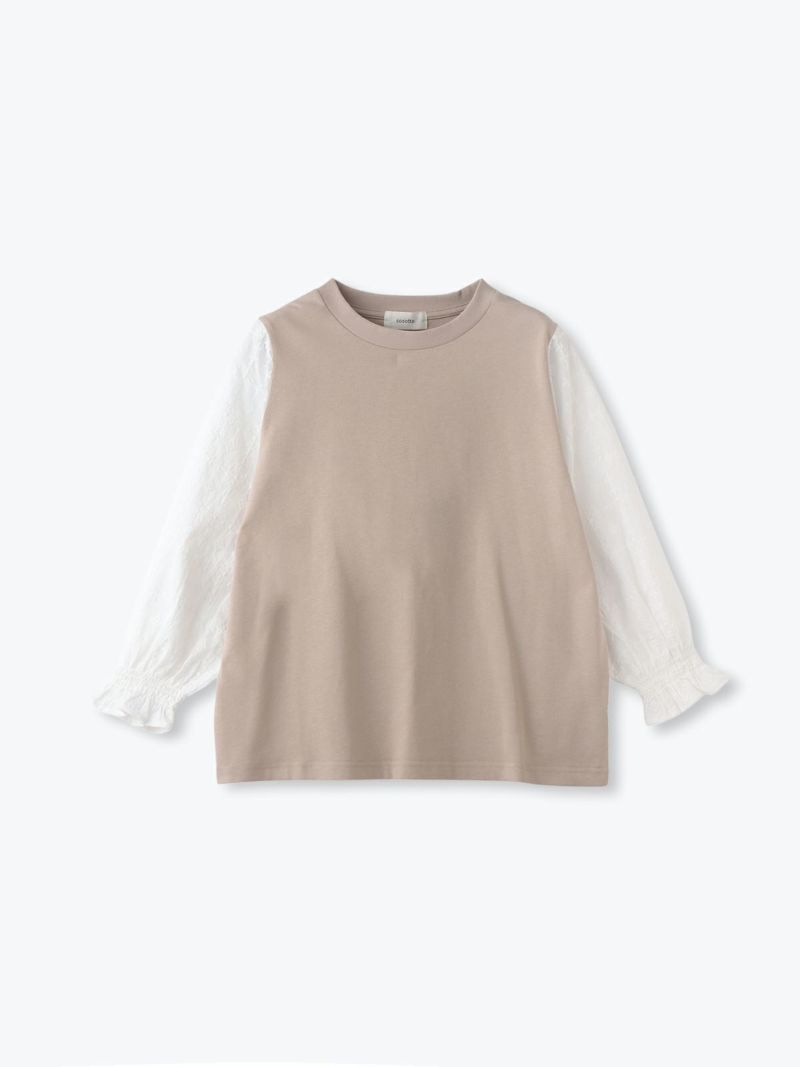 LLICA 七分袖カットソー ONE 1 PAGE ONE（ファッション） tシャツ 7分袖 レディース 綿100