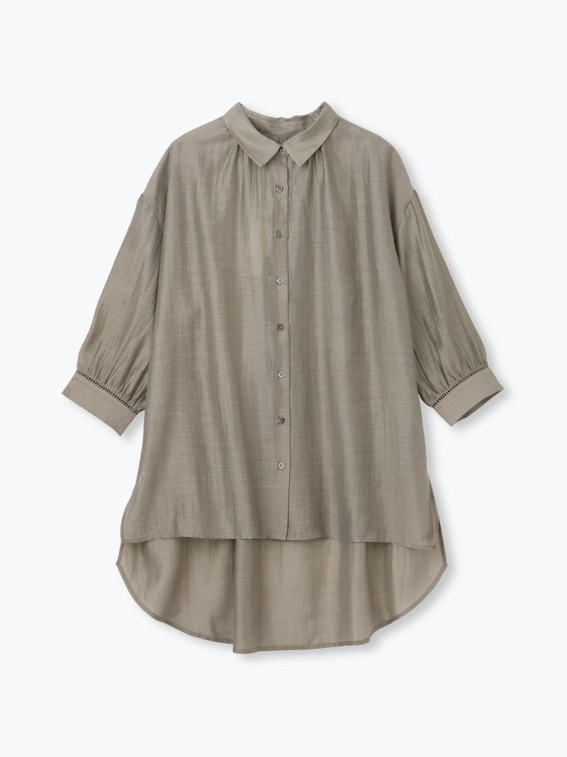 エムズグレイシー 梯子 レース チュニック ブラウス M'S GRACY - エムズグレイシー 梯子 レース チュニック ブラウス