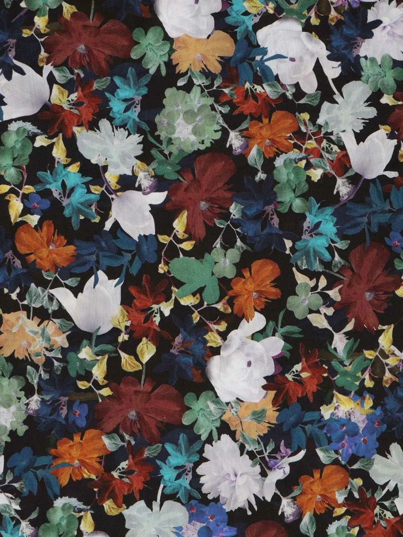 ラスト1点 パープル】LIBERTYPRINTチビ衿ピンタック前開き