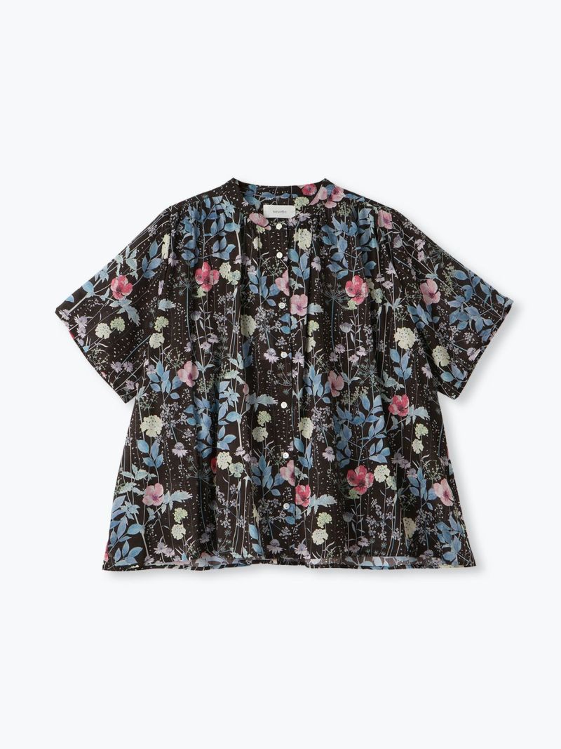 ラスト1点】LIBERTYPRINTギャザーブラウス sosotto ソソット