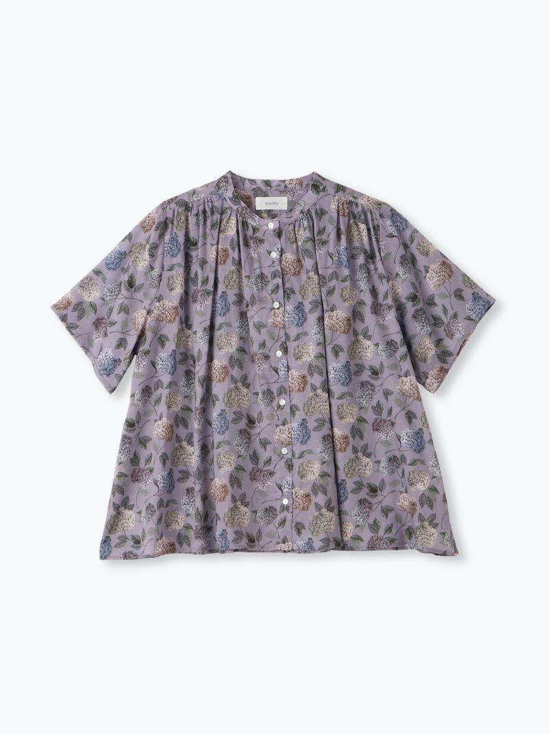 ラスト1点】LIBERTYPRINTギャザーブラウス sosotto ソソット