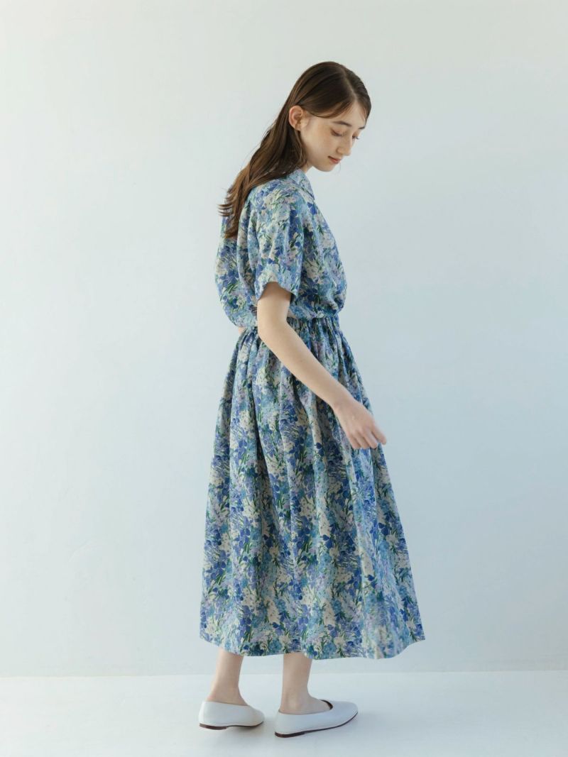 ラスト1点】リネンLIBERTYタックギャザースカート sosotto