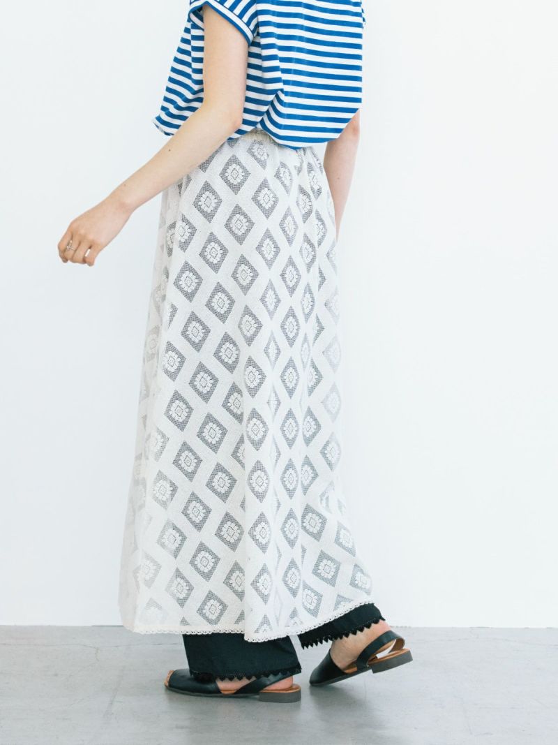 PONT DE CHALONS 麻100%スカート　ワインレッド 楽天市場】【SALE30%OFF】 Pont de Chalons ポンデシャロン