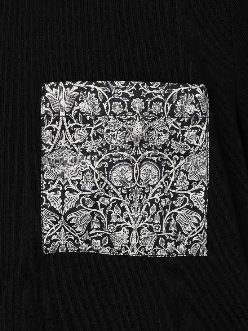 10%OFFクーポン カットソー Tシャツ レディース sosotto ソソット ストレッチフライス LIBERTYポケット 5分袖 カットソー Tシャツ 42531112 春 夏 半袖 リバティ カーキ ラスト1点】ストレッチフライスLIBERTYポケットT5分袖