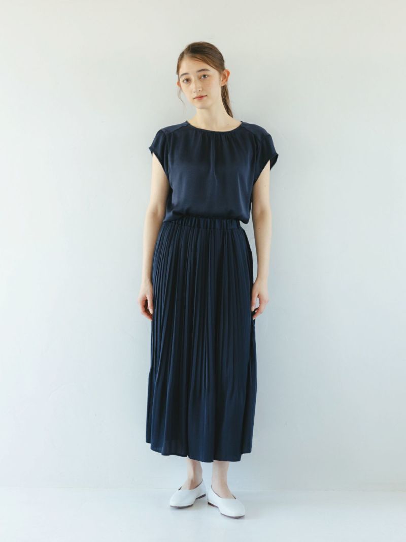 sosotto マスタード プリーツスカート スカート | PONT DE CHALONS ONLINE SHOP