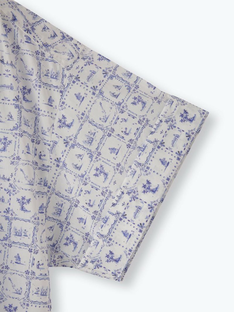 新品 ポンデシャロンリネンliberty袖折り返し半袖ブラウス sosotto 新品 ポンデシャロンリネンliberty袖折り返し半袖ブラウス