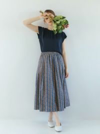 LIBERTYタナローンタックギャザースカート sosotto ソソット