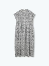 【美品】リバティ タナローン フレンチスリーブワンピース ソープ a2e56e29f10042961e67c00fc751a0