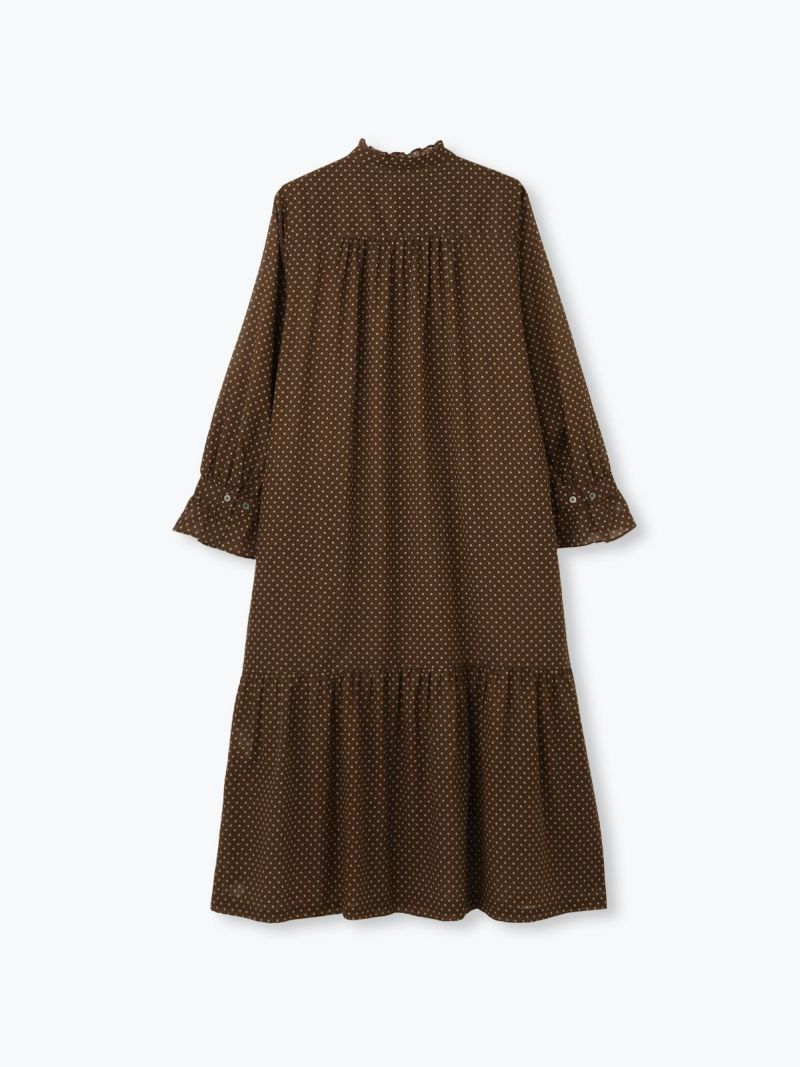 Life Hapisan掲載】ドットptアシメフリルワンピース（ペチワンピース付