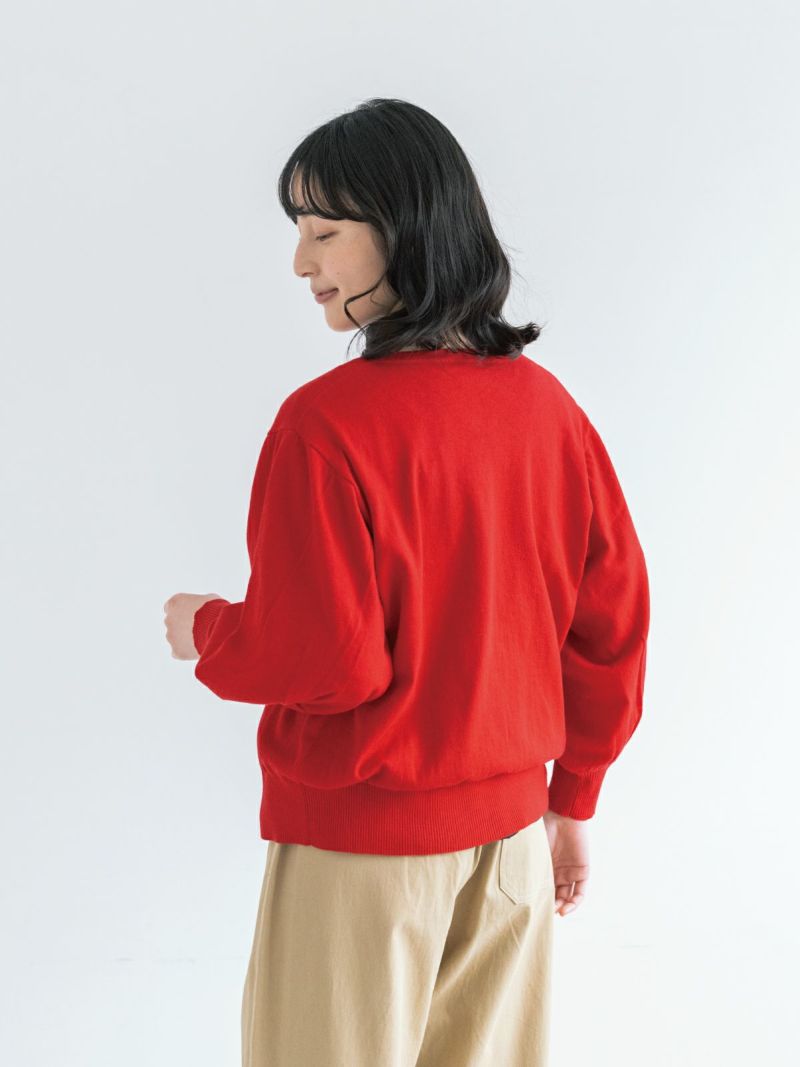 カシミア混コットン】C/Ca MIXボタンカーディガン PONT DE CHALONS