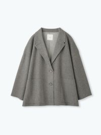 ウールライクワイドテーラーハーフコート sosotto ソソット | PONT DE