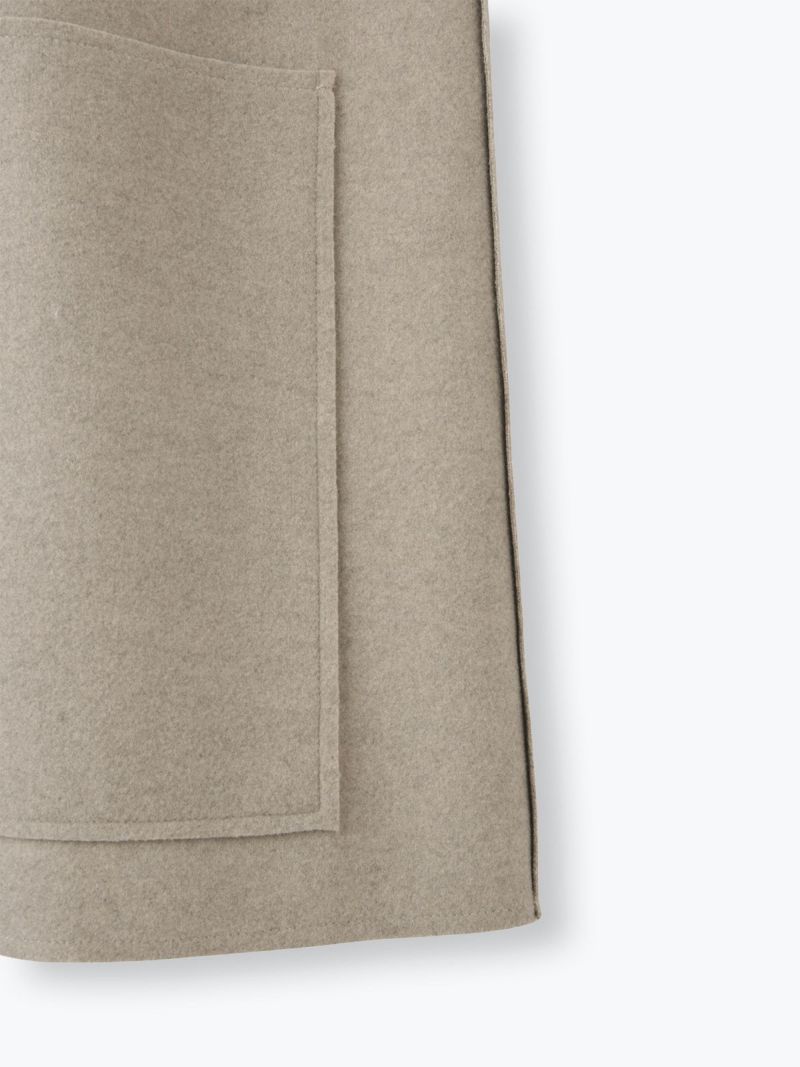 ウールライクワイドテーラーハーフコート sosotto ソソット | PONT DE