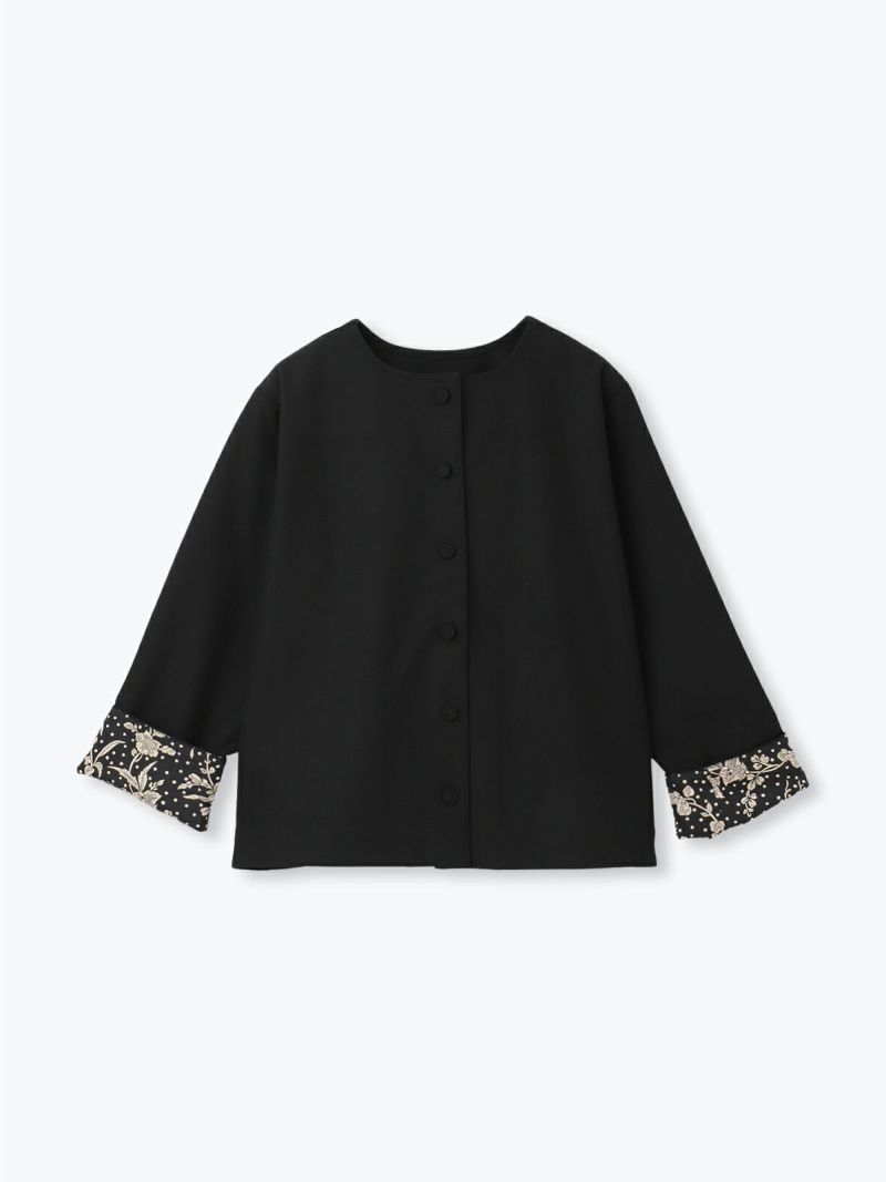 無地＆千鳥2WAYジャケット sosotto ソソット | PONT DE CHALONS