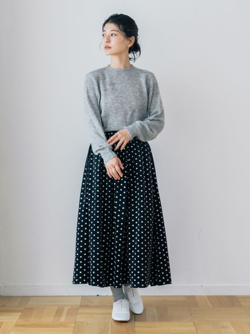 ベビーアルパカカラフル釦カーディガン PONT DE CHALONS ポンデ