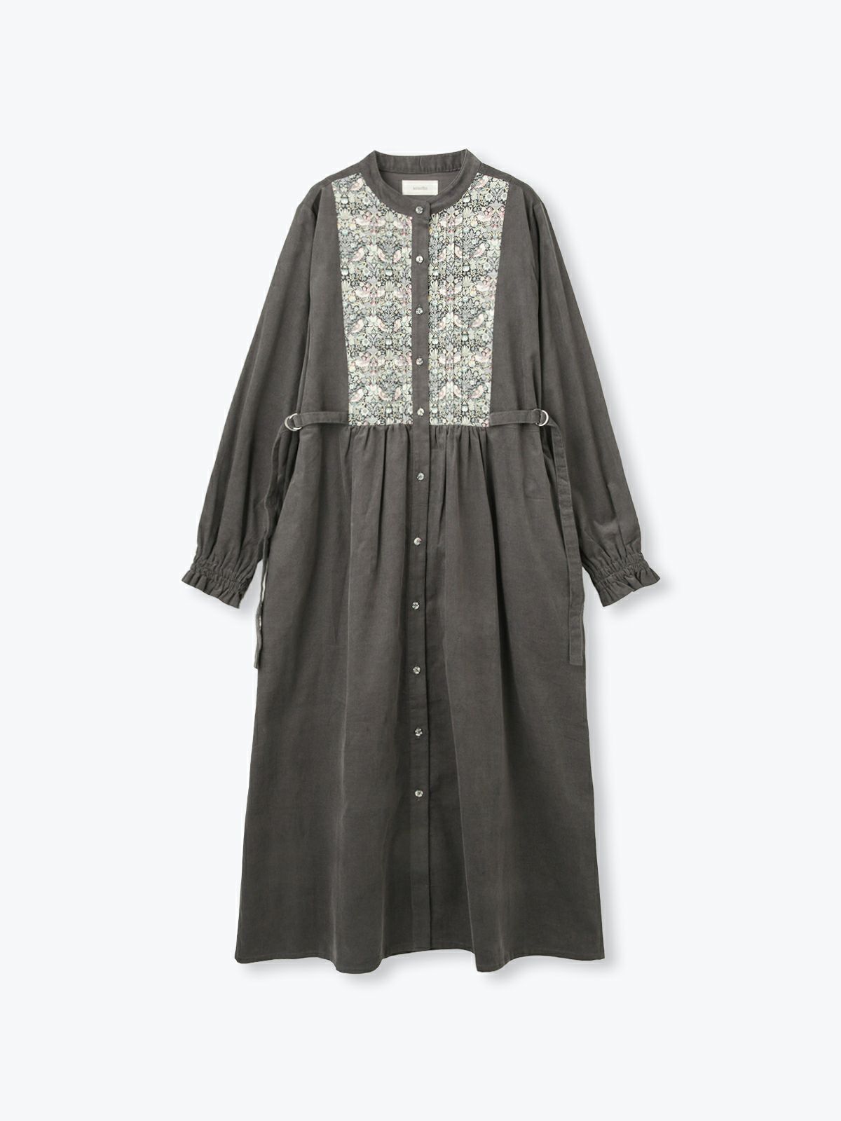 細コール×LIBERTYビブヨークワンピース sosotto ソソット | PONT DE