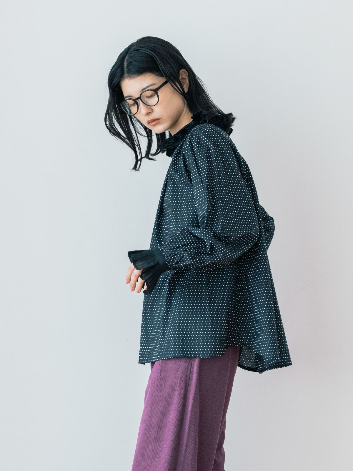 付け衿フリルブラウス 春の感謝祭 | PONT DE CHALONS ONLINE SHOP