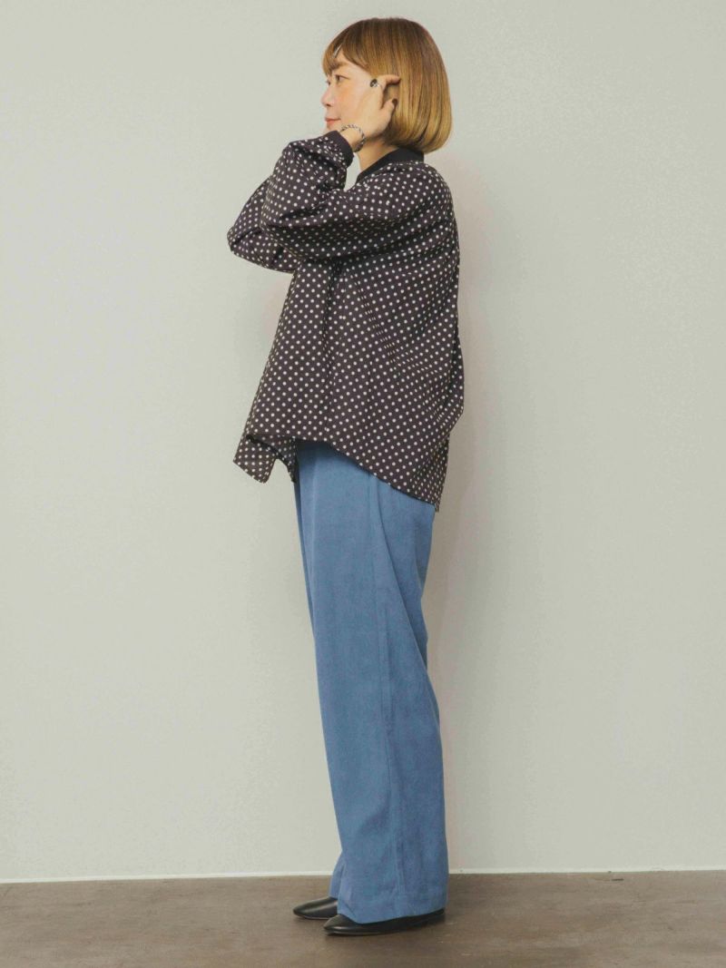 ミックスボタンブラウス PONT DE CHALONS ポンデシャロン | PONT DE ミックスボタンブラウス PONT DE CHALONS ポンデシャロン | PONT DE