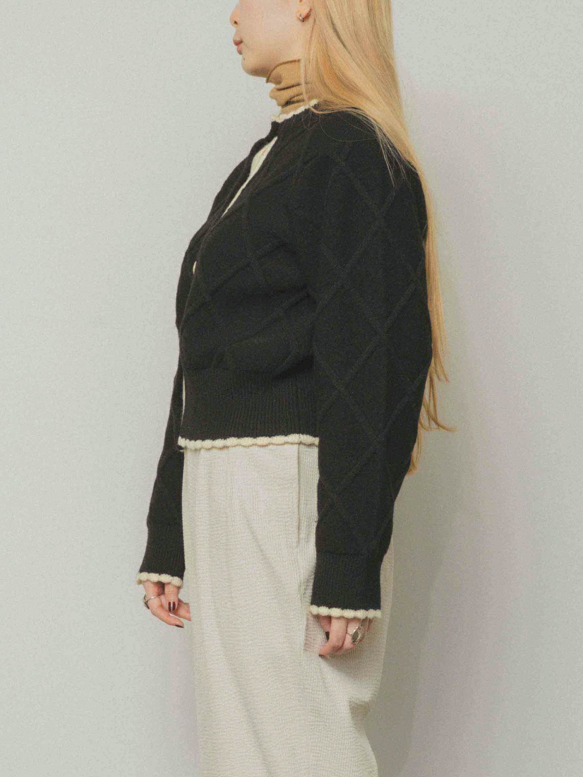 ハート刺繍チロルカーディガン PONT DE CHALONS ポンデシャロン | PONT